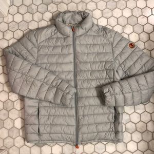 Save the Duck grey ultralight Mens large jacket